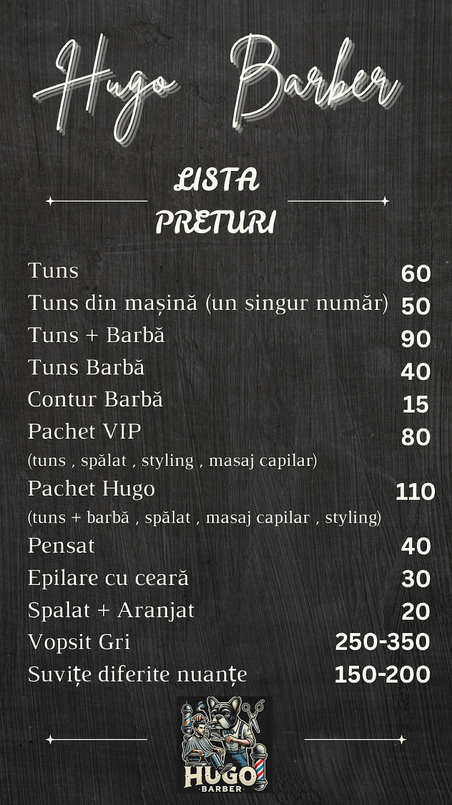 Frizerie Popesti Leordeni - Hugo Barber